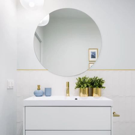 Round mirror C-edge 50cm